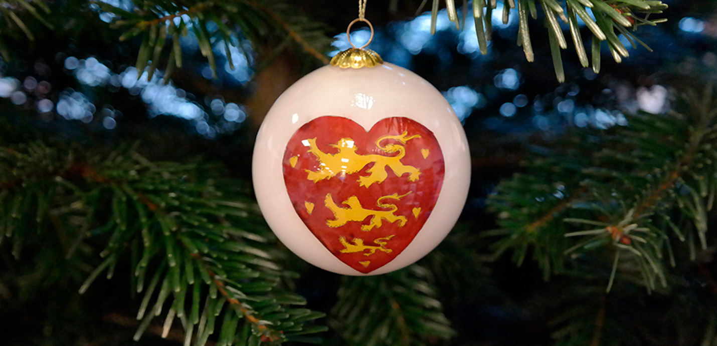 Nyborg Fyn Danmark Julekugle 2016