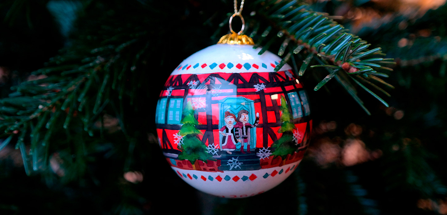 Nyborg Fyn Danmark Julekugle 2018