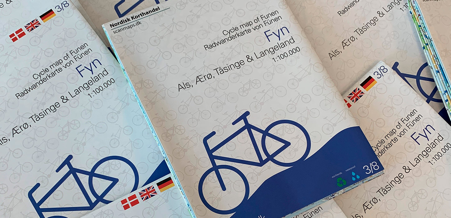 Nyborg Fyn Danmark Cykelkort