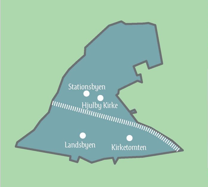 Hjulby Sogn er Nyborg Kommunes mindste sogn. 