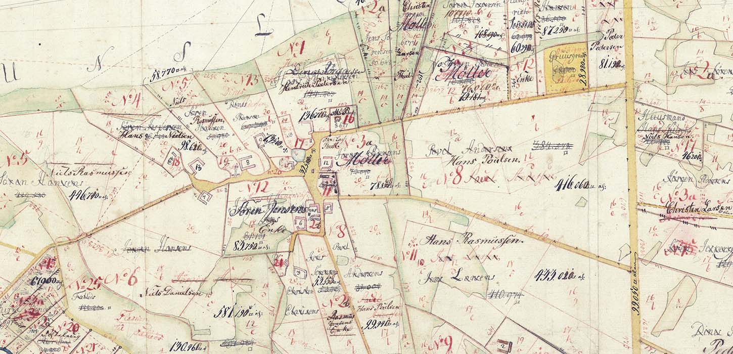 Matrikelkort over Hjulby