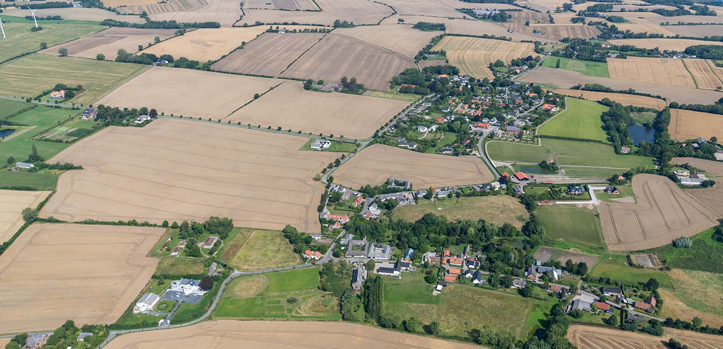 Luftfoto af Tårup By