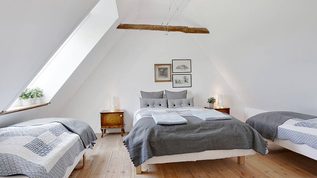 Billedet viser et flot værelse