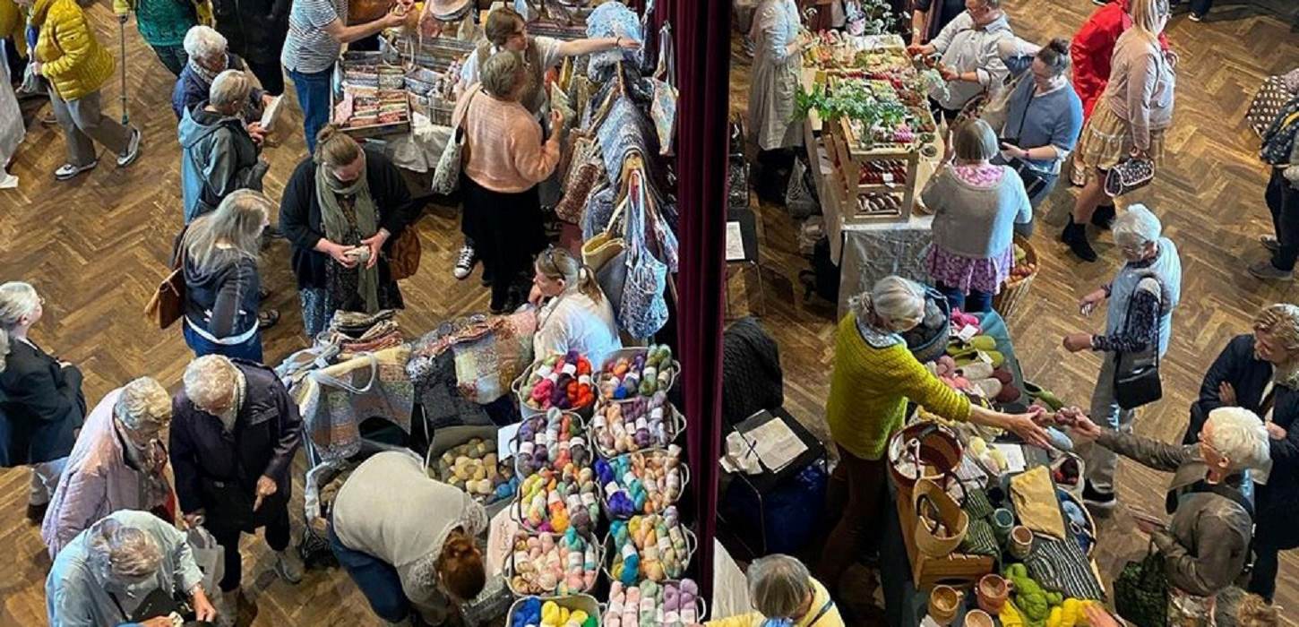 Strikkefestivalen Strik i Danmarks Hjerte på Bastionen i Nyborg