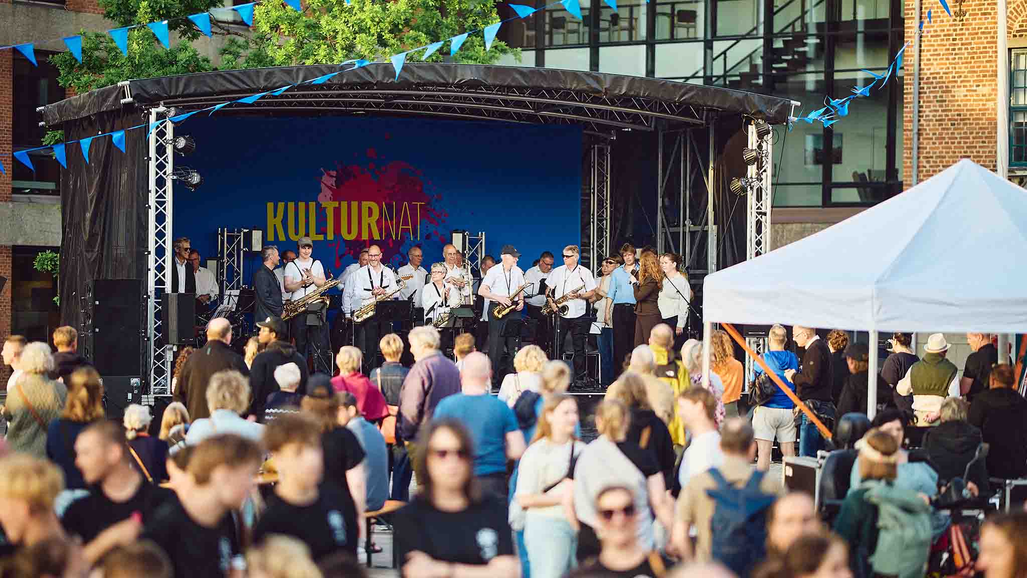 Mange glade borgere og gæster til koncert til Nyborg Kulturnat 2026