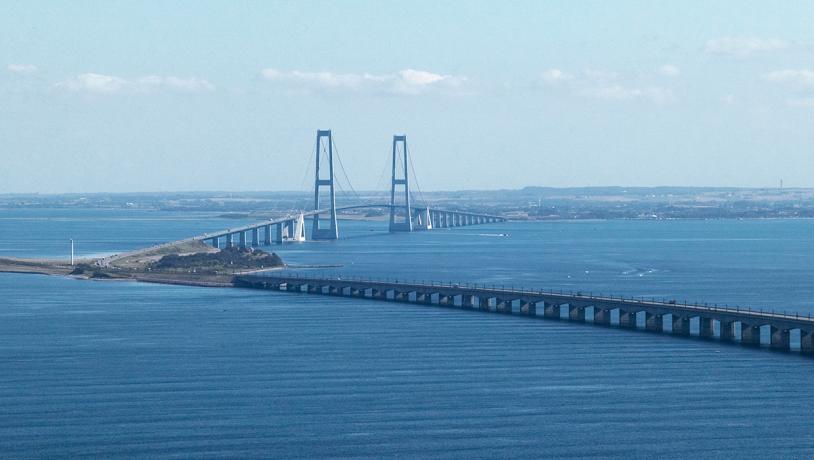 Nyborg Fyn Danmark Storebælt Storebæltsbroen