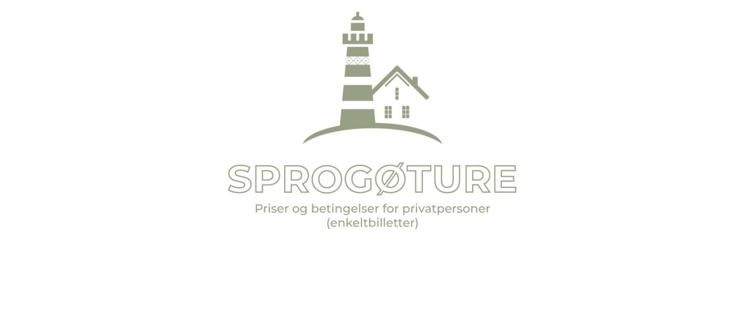 VisitNyborg - Ture til Sprogø - priser og betingelser privatpersoner