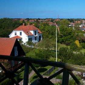 Udsigten fra Dyrehave Mølle i Nyborg