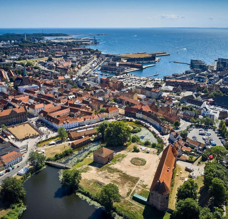 Oversigt over Nyborg centrum